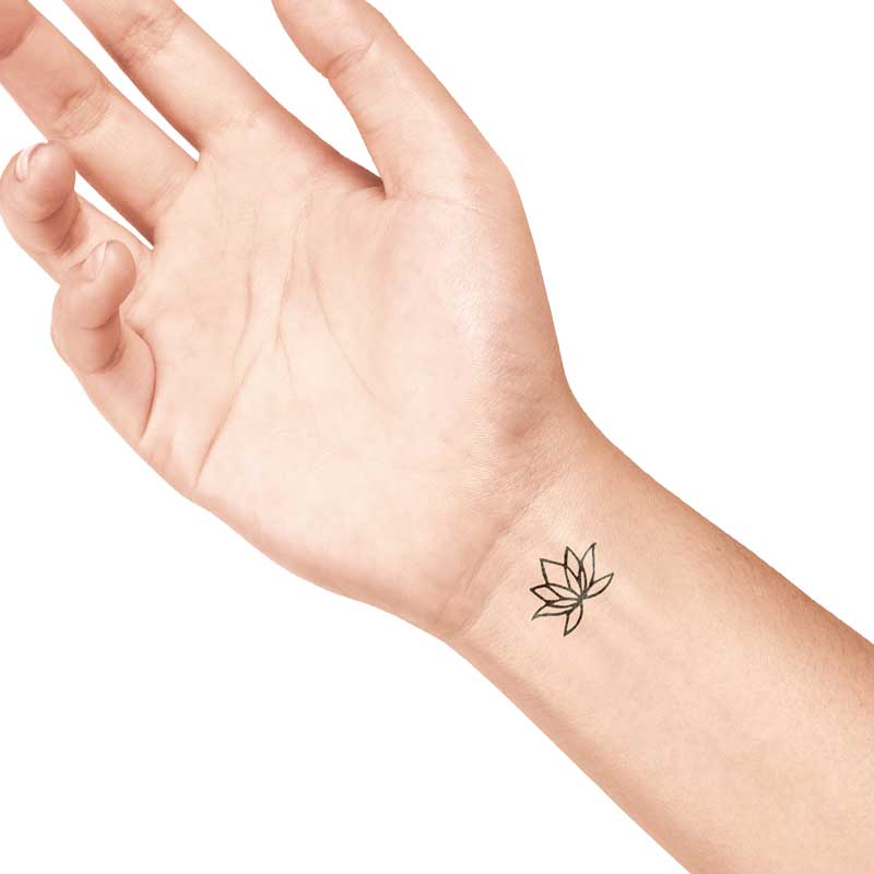 Pierre tampon tatouage Ladot S • Lotus