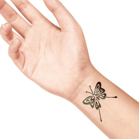 Pierre tampon tatouage M Papillon